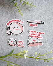Load image into Gallery viewer, Degg Stickers - 7 Laying Down Series
